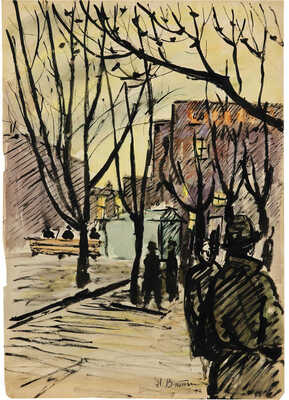 Витинг Николай Иосифович. Москва. На бульваре 